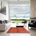 thumbnail image 7 of Ahgly Company Machine Washable Indoor Square Abstract Orange Red Area Rugs, 3' Square, 7 of 7