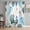 Teal, variant on Shell Coral Coastal Sheer Curtains 108 Inch Length 2 Panels Set for Living Room/Bedroom, Nautical Summer Beach Ocean Sea Semi Curtain Sheers Drapes Rod Pocket Curtains Window Treatment 52''x108''x2
