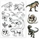 thumbnail image 1 of Sellos transparentes de dinosaurios para manualidades, álbumes de recortes, fiestas en la jungla, animales salvajes, sellos de silicona transparentes, 1 of 9