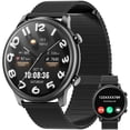 thumbnail image 1 of Smartwatch Hwagol redondo de 1.39" con llamada Bluetooth y fitness, 1 of 7