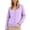 Purple Pink, variant on Leidass Women V Neck Button Front Knit Cardigan Long Sleeve Ribbed Trim Relaxed Fit Solid Casual Sweater Beige L