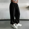 thumbnail image 6 of Xdegoge Sweatpants Women Oversized Wide Leg Baggy Lounge Pants Workout Gym Active High Waisted Comfy Joggers Cinch Bottoms Streetwear Y2K Cute Sweat Pants Trousers Fall Clothes Pantalon Mujer XL, 6 of 8