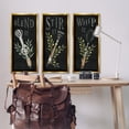 thumbnail image 3 of Stupell Industries Kitchen Utensils & Phrases Botanical & Floral Painting Gold Floater Framed Canvas Art Print Wall Art, 14 x 31, Set of 3, 3 of 10