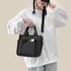 thumbnail image 4 of Bolso bandolera de lona para mujer, Bolso de mano sencillo, Bolso con múltiples bolsillos para adolescentes y niñas, 4 of 6