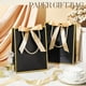 thumbnail image 5 of Bolsas de Regalo Silkfly Gracias 12 piezas con Asa 23x18x8 cm (Negro), 5 of 6