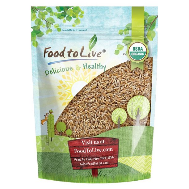 Organic KAMUT Khorasan Wheat Berries, 3 Pounds 100 Whole Grain