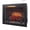 Antique Black 256, variant on 55 inch TV Media Stand with Electric Fireplace Insert Heater, Gray Wash, Tempered Glass Doors