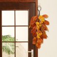 thumbnail image 2 of Guirnalda Colgante de de Otoño de 45cm, Guirnalda Decorativa Artificial para El de Acción de Gracias, Adornos para Puerta de Hallow Zulema Botín de lágrima de otoño, 2 of 8