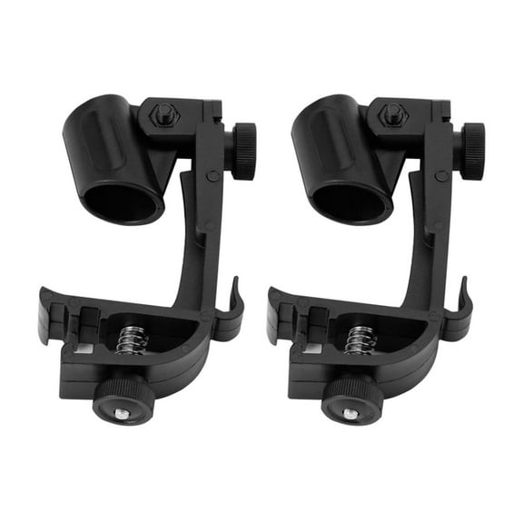2Pcs Drum Mount Microphone Clamp Holder