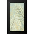 thumbnail image 2 of Vess, June Erica 11x18 Black Modern Framed Museum Art Print Titled - Palm and Coral Panel I, 2 of 5