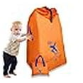 thumbnail image 3 of Gate Check Bag for Single & Double Stroller Travel Bag | Extra Large & Ultra Durable - Includes Padded Shoulder Straps for Comfort & Durability - Stroller Bag for Air Plane with Pouch â€“ Bonus E-Book, 3 of 4