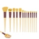 thumbnail image 1 of Juego de 13 brochas de maquillaje para base de maquillaje, brocha para labios, brocha para corrector y brocha para sombras de ojos., 1 of 6