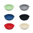 thumbnail image 1 of 2Pcs Reusable Fryer Silicone Liner High Temperature Resistant Fryer Silicone Pot with Handles Large Red 21.5 x5.5cm, 1 of 5