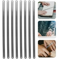 ROSENICE Hacksaw Blades 25Pcs Carbon Steel Teeth for Woodworking and Metal Processing Portable Design