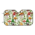 thumbnail image 7 of Fotbe Mushrooms Gnomes Car Windshield Sunshade | Sun Visor Protector Front Window Shade, Keeps Out UV Rays, Keeps Your Vehicle Cool-Medium, 7 of 7