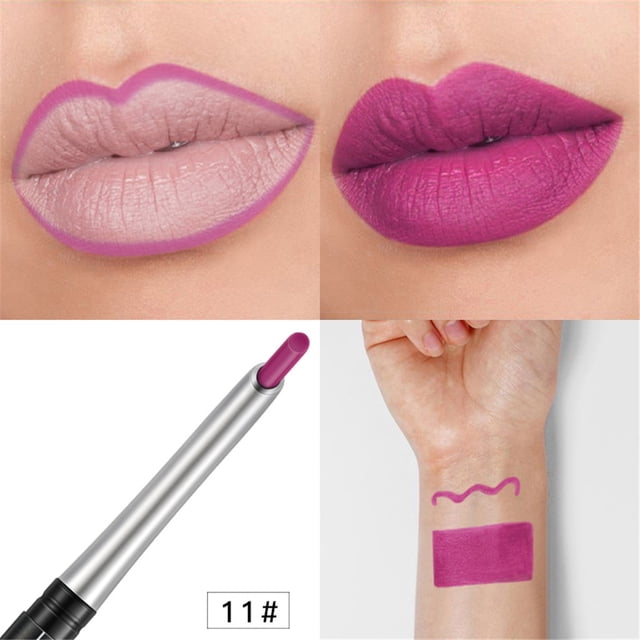 Waterproof Professional Lipliner Makeup Waterproof Lip Liner Pencil 17 Colors , Color Lipstick