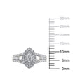 thumbnail image 4 of 1 Carat T.W. (I2 clarity, H-I color) Brilliance Fine Jewelry Marquise cut Diamond Engagement Ring in 10kt Yellow Gold, Size 8, 4 of 5