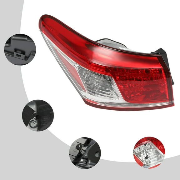 Tail Light Fit 2010 2011 2012 Lexus ES350 Tail Light Rear Outer Lamp Left Side