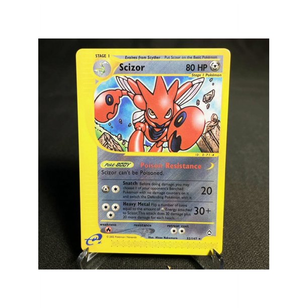 Cards E-Card Series Scizor Furret Slowbro Psyduck Tyranitar Espeon Trading Cards Foil Flash Card Proxy Card