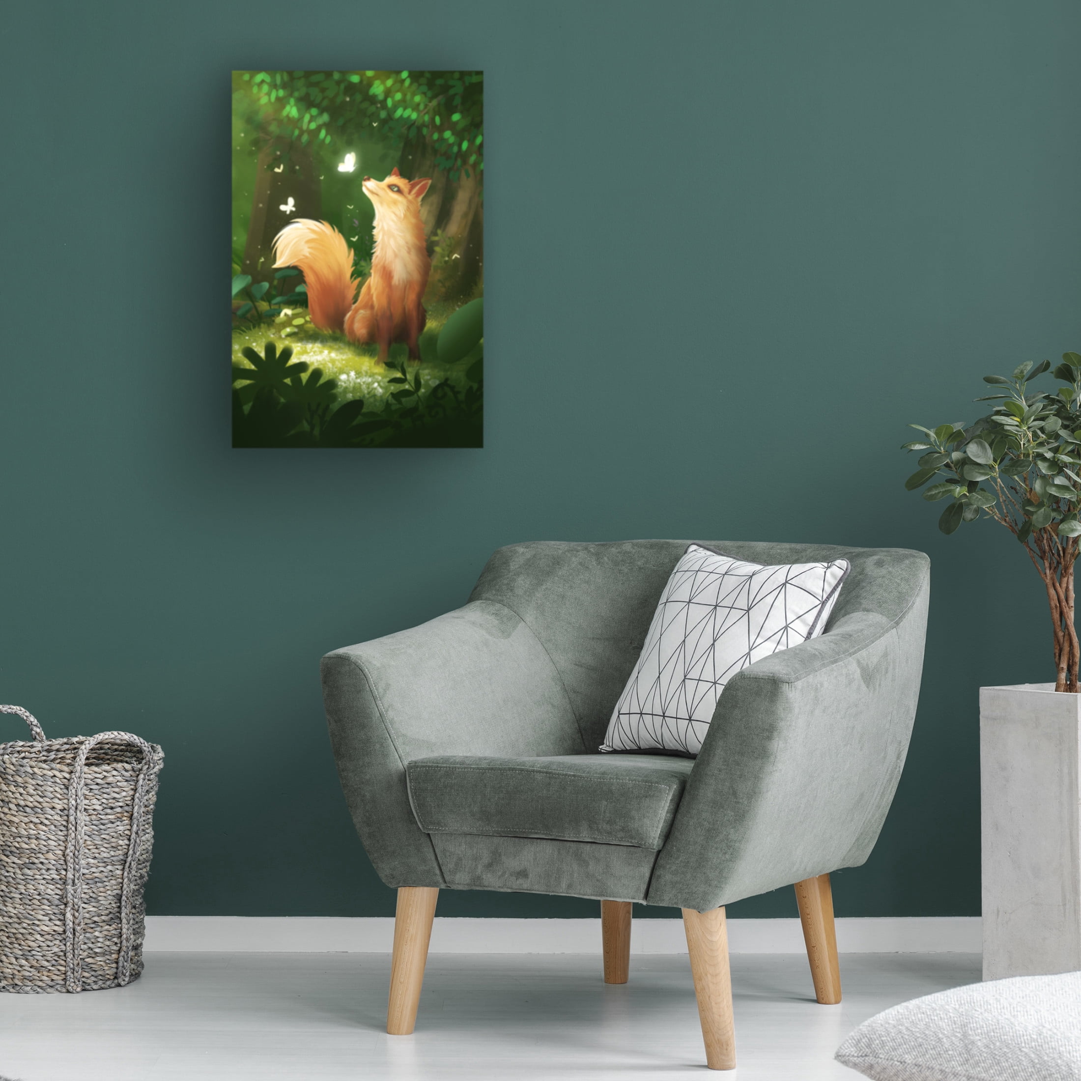 Trademark Fine Art Xuan Thai  Dreamy Fox Canvas Wall Art