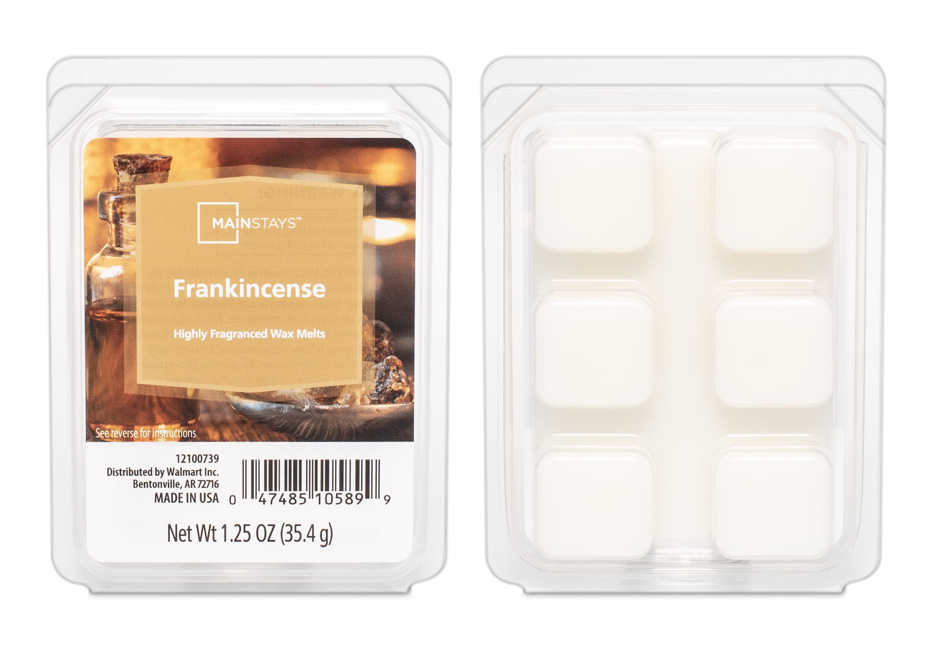 (6 pack) Mainstays Frankincense Scented Wax Melts, 1.25 oz