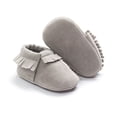 thumbnail image 2 of JEFFENLY Baby Boys Girls Moccasins Soft Sole Tassels Prewalker Anti-Slip Shoes, 2 of 3