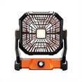 thumbnail image 1 of Ventilador de Camping con Luz, Portátil, Recargable por USB, para Tienda de Campaña., 1 of 5