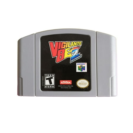 Vigilante 8 2nd Offense Video Games Cartridge Card for N 64 Us Version