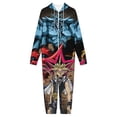 thumbnail image 3 of Yu-Gi-Oh Unisex Onesie Pajamas Zipper Jumpsuit Hooded One Piece Sleepwear for Family Mens Womens, 3 of 7