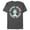 Charcoal Heather, variant on Men's Justice League Strong Fierce Heroic Graphic Tee Charcoal Heather Small