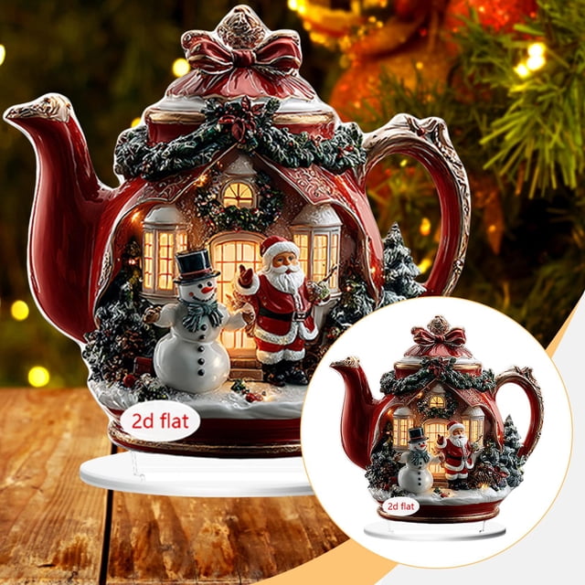 Letrero navideño 2D acrílico, adorno para decoración del hogar, artesanía coleccionable para centro de mesa, estantería, sala de estar, escritorio. Longitud 195 cm