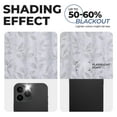 thumbnail image 3 of Superior Blackout Leaves Curtains Set of 2, Light Filtering Grommet Curtain Panel Set, Silver-Silver, 70"W x 84"L, 3 of 8