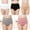 Dark Gray, variant on jobturf Womens Underwear 5 Pack High Waisted Full Coverage Soft Hipsters Panty Waistedband Seamless Comfort Soft Panties for Women