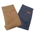 thumbnail image 1 of 2 Pack Pantalones Estilo Chino De Gabardina Hombre Holstone, 1 of 8
