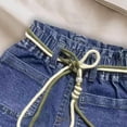 thumbnail image 2 of Cethrio Girls Denim Shorts 2026, Elastic Waist Summer Casual School Jean Shorts Blue Size 7-8, 2 of 4
