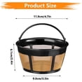 thumbnail image 2 of Filtre à Café Panier Réutilisable 8-12 Tasses pour Hamilton Beach Makers - Filtre de Remplacement Permanent Sans BPA Convient à la Plupart des Cafetières Hamilton Beach, 2 of 7