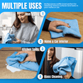 thumbnail image 4 of GRACE & KEDY Waffle Towel Set of 2-16x16 Inches Ultra-Absorbent, Quick-Drying Microfiber Cleaning Cloths - Lint-Free, Scratch-Free Towels for Kitchen, Home, Car, Glass, and More, 4 of 7
