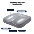 thumbnail image 5 of CASAFUN Superior Office Cushion Memory Foam Tailbone Cushion Ergonomic design Suitable for Tailbone Back Pain Relief Comfortable Office Chair Car Seat, 5 of 6