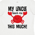 thumbnail image 4 of Inktastic Uncle Loves Me Childs Crab Boys or Girls Toddler T-Shirt, 4 of 5