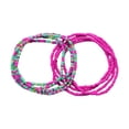thumbnail image 4 of 2Pcs Waist Bead Chains Bohemian Belly Bead Body Chain for Summer Party Red, 4 of 7