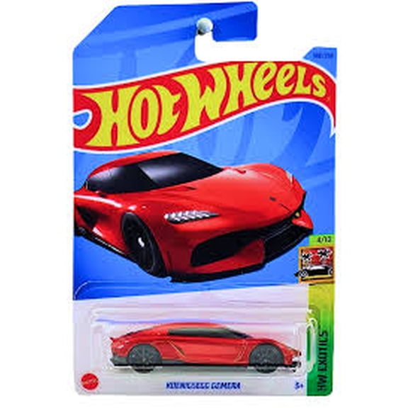 Die‑Cast HW Car – Red Hypercar Coupe Mini Vehicle (1:64 Scale)