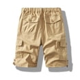 thumbnail image 4 of uikmnh Shorts for Men Men's Summer Casual Pocket Straight Leg Solid Color Shorts Size:M, 4 of 4