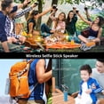thumbnail image 4 of 3 in 1 Selfie Stick Wirelessly BT Speaker with Flashlight Support Hands-free Call Lightweight Extendable Handheld Outdoor Portable Mini Selfie Stick Speaker Compact Design, 4 of 8