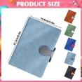 thumbnail image 3 of Lined Leather Bound Journal Notebook,200 Pages,A5 Hardcover With Buckle & Pen Holder,Thick Paper Planner,College Ruled Paper Journals for Men & Women,5 Colors Available(8.4x5.4")(Mint BLue), 3 of 4