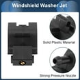 thumbnail image 5 of Unique Bargains Windshield Washer Nozzle Front Windshield Spray Nozzles Wiper Spray Washer Jet With 1.2 Meter Fluid Hose No.8538112300 for Toyota Camry 07-15 Black, 5 of 7