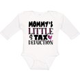 thumbnail image 3 of Inktastic Mommy's Little Tax Deduction Pink Hearts Boys or Girls Long Sleeve Baby Bodysuit, 3 of 5