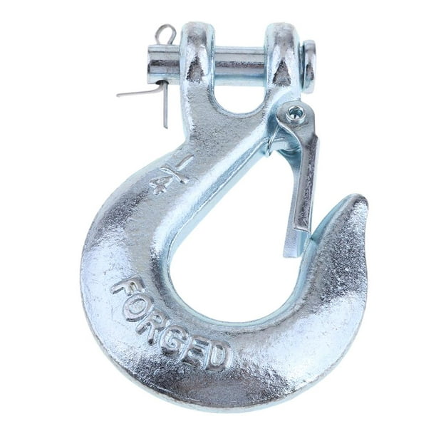 1/4 inch Clevis Slip Hook with Safety Latch - Heavy Duty Grade