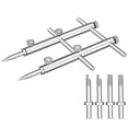 thumbnail image 1 of Hex Wrench for DSLR Cameras Camera Lens Opening Repair Tool Kit 10-100mm Lens Repair Kit, 1 of 5
