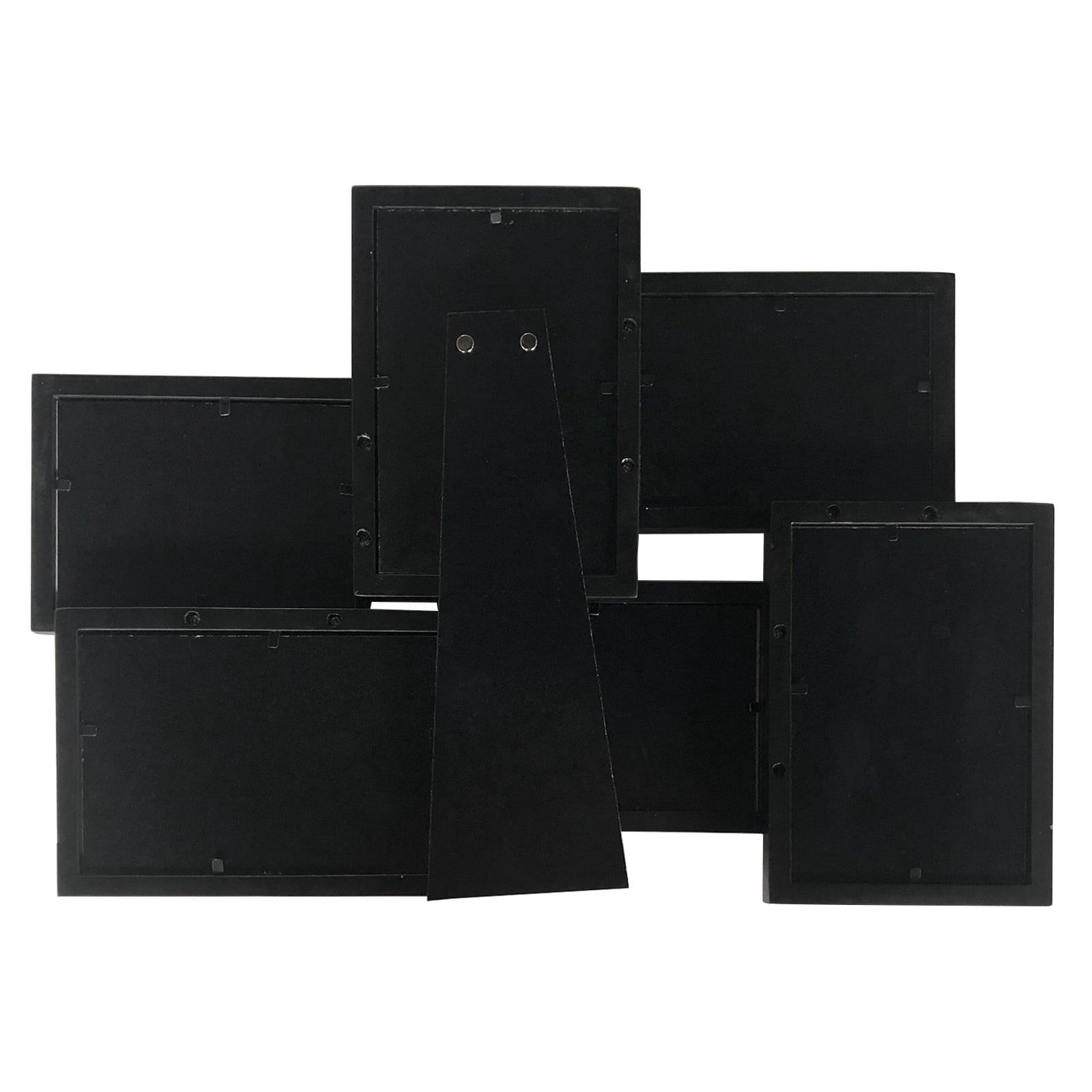 Studio Decor Expressions 6 Opening Black Collage Frame