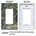thumbnail image 3 of Yayeee Rocker Switch Wall Plate 1-Gang 4.6"x2.9" Home Decorative Outlet Cover, Green Forest Scene, 3 of 6